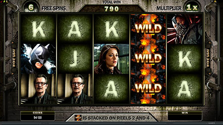 batman dark knight rises slot screenshot
