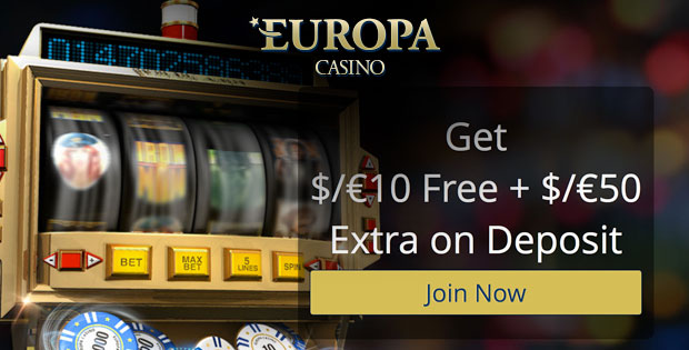 Europa Mobile Casino: $10 No Deposit Bonus