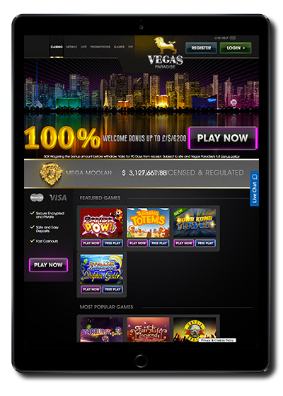 vegas paradise Free Spins Bonus