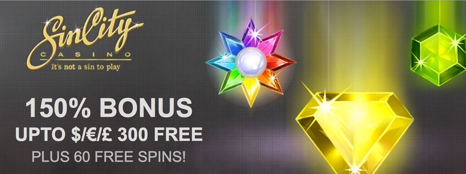 Sin City Casino: Choose your Free Spins Bonus!