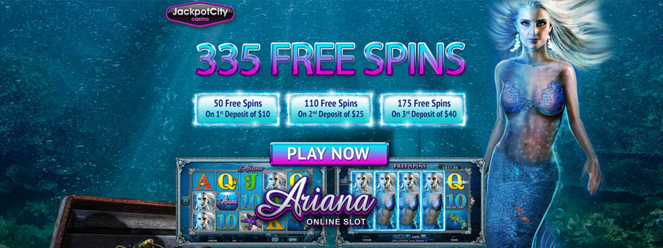 Jackpot City Casino: 335 Free Spins Bonus