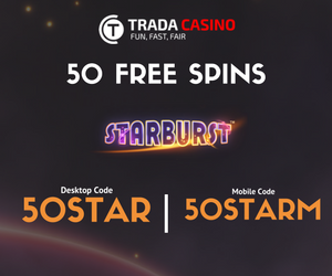 Tradacasino 50 free spins