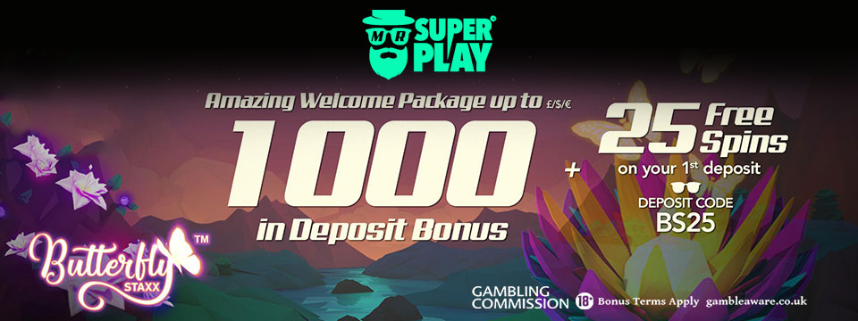 Mr SuperPlay: 25 Spins and a Welcome Bonus on deposit up to $1000!