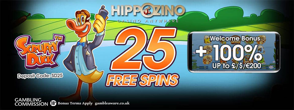 Hippozino Casino: 25 Free Spins