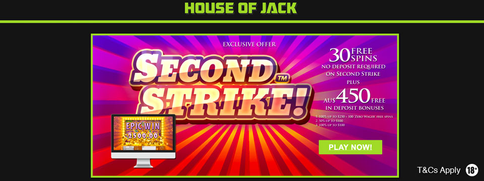 House of Jack Casino: 30 Free Spins No Deposit + 100 ‘ZERO WAGER’ Spins!