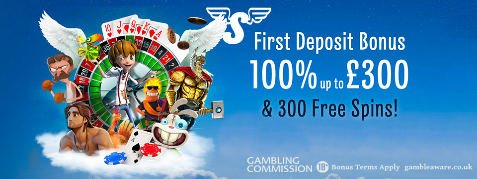 Sloty Casino: 300 Free Spins + $300 Bonus