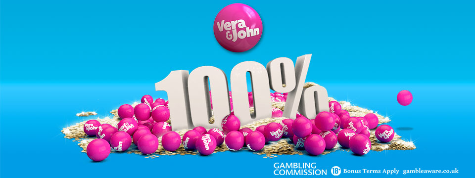 Vera and John: 100% Casino Bonus + 100 Free Spins
